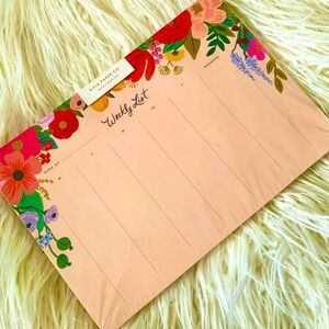 Rifle Paper Co. Weekly Desk Pad/Mouse Pad. Brand New!